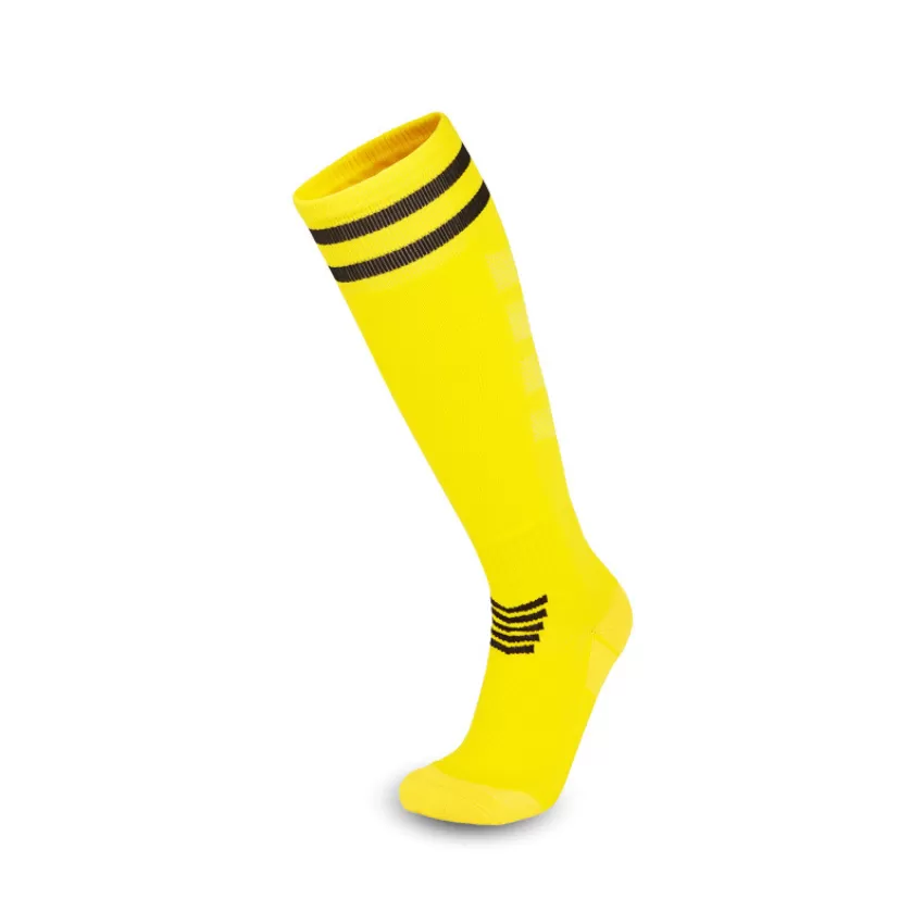 3 Pack Mens Cushioned Football Socks Yellow