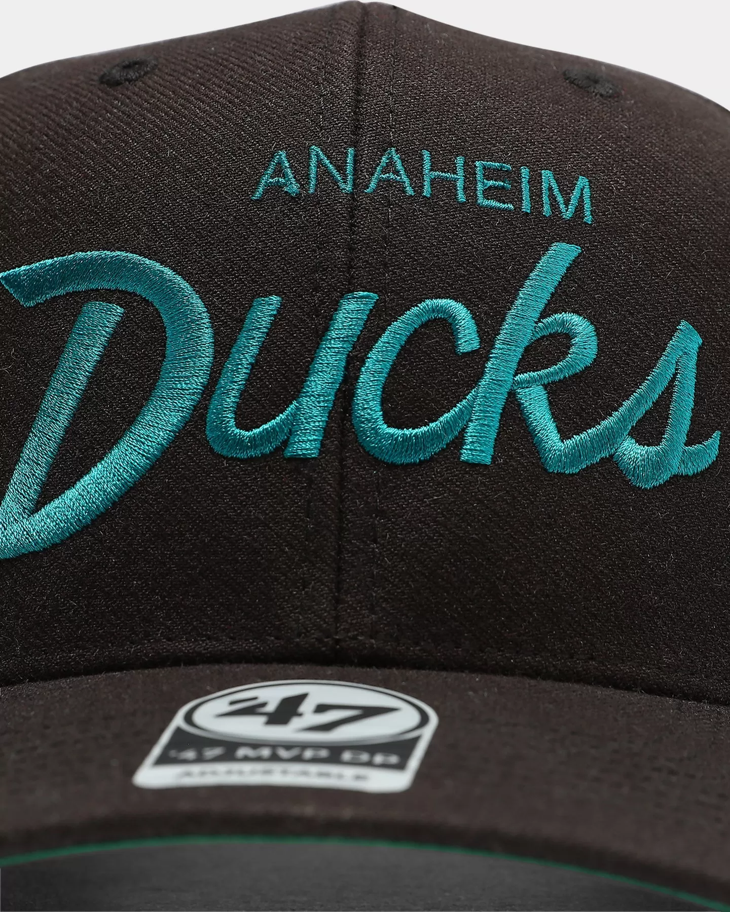 47 Brand Anaheim Ducks Script MVP DP Snapback Black