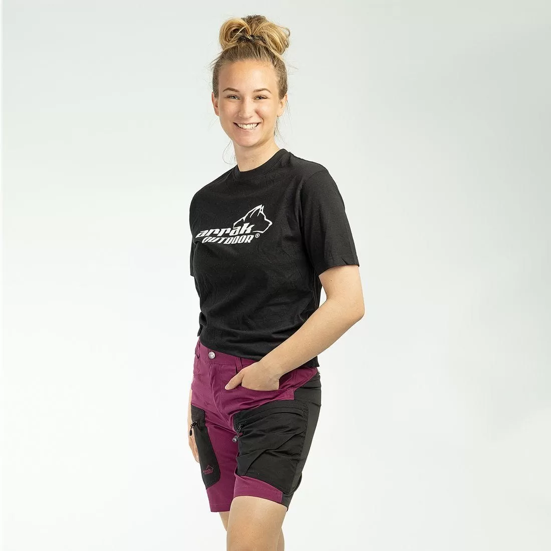 Active Stretch Shorts Lady (Fuchsia)