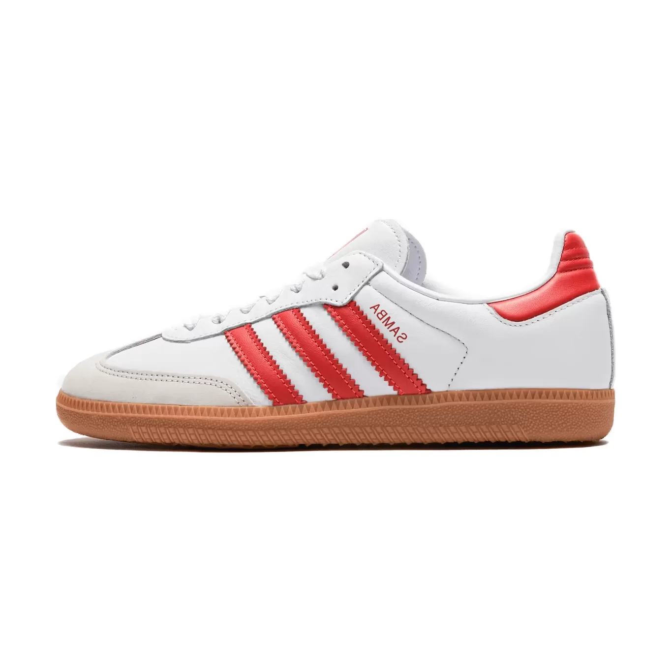 Adidas Samba OG White Solar Red Gum (Women's)