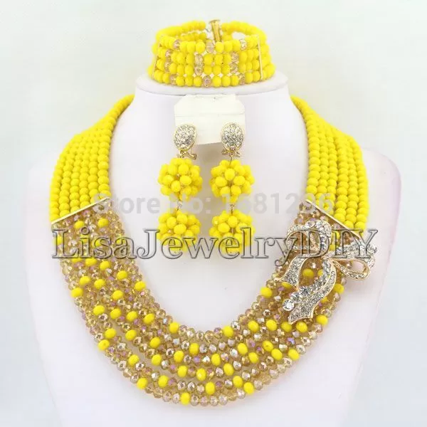 African and Asian Women Choker Necklace Jewelry set