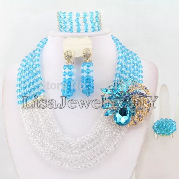 African and Asian Women Choker Necklace Jewelry set