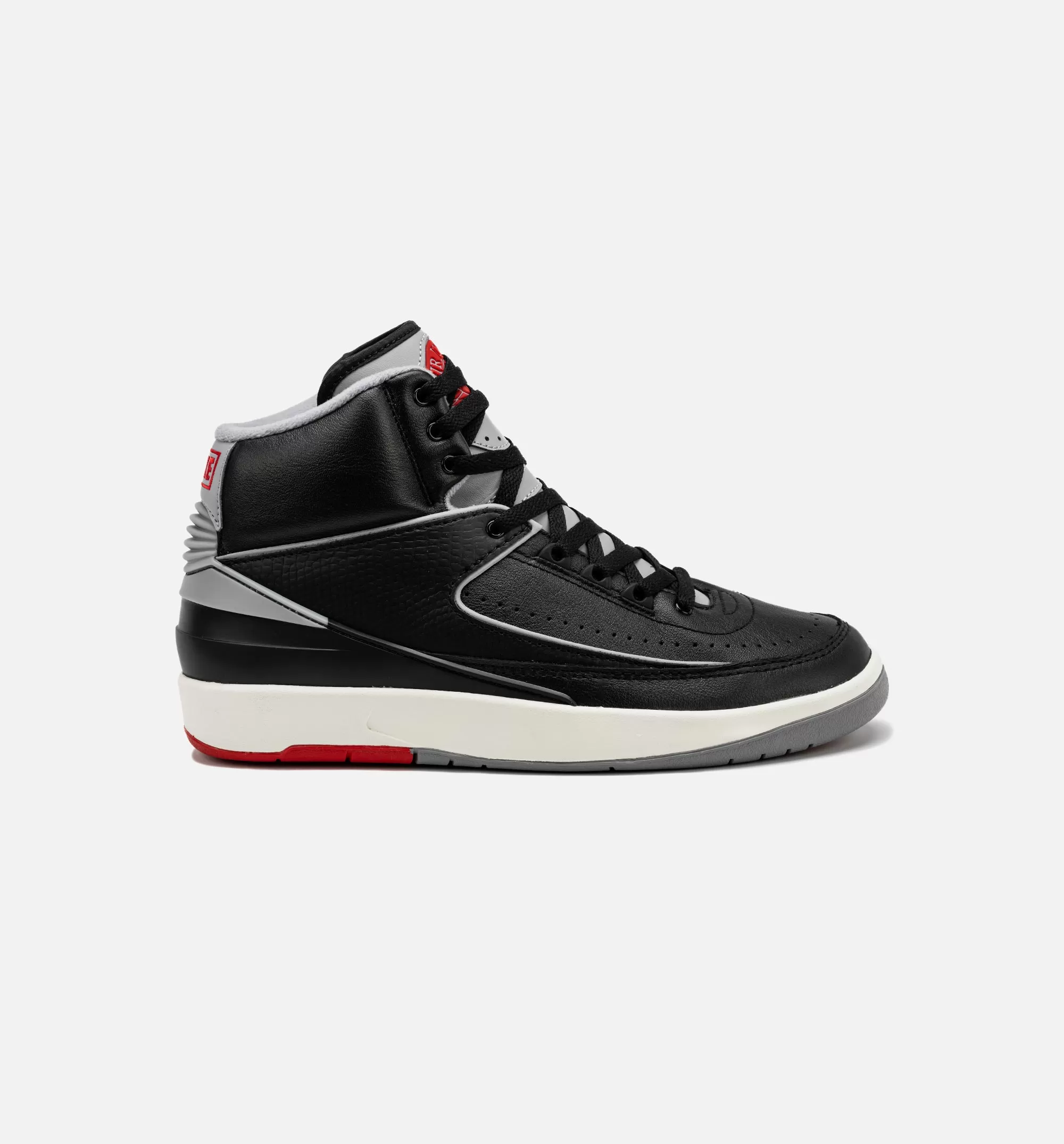 Air Jordan 2 Retro Black Cement Mens Lifestyle Shoe - Black/Cement Grey Free Shipping