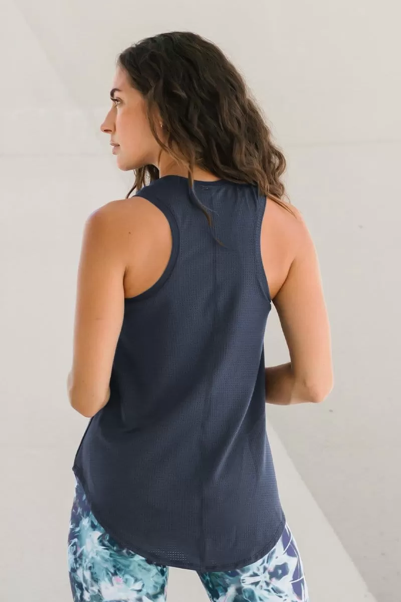 Alex Tank Top in Slate Blue