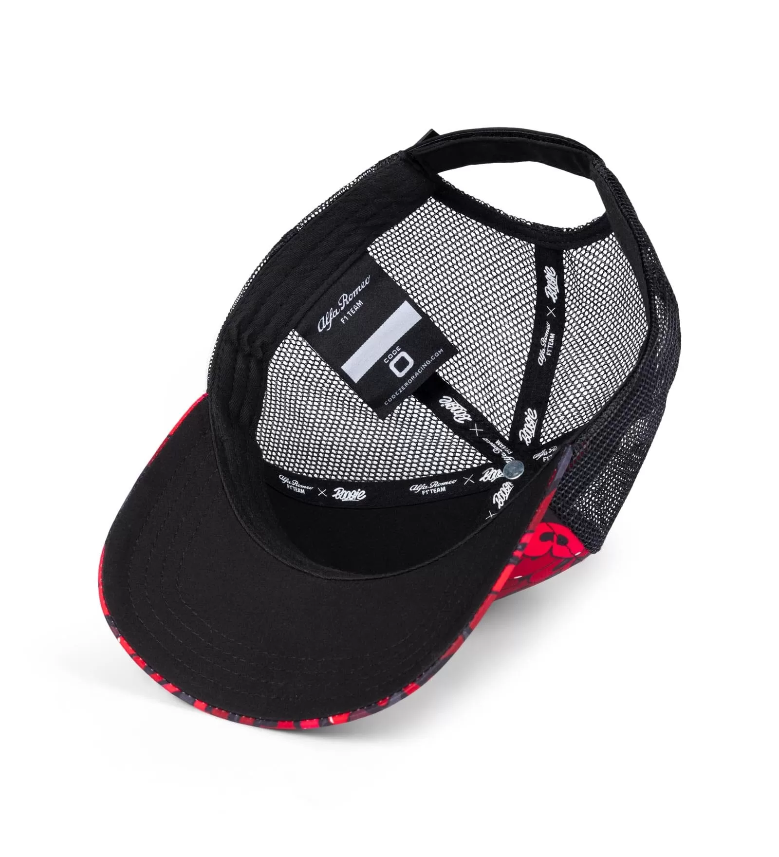 Alfa Romeo Racing F1  Limited Edition Black Mesh Hat- Designed by Swiss Graffiti Artist Boogie