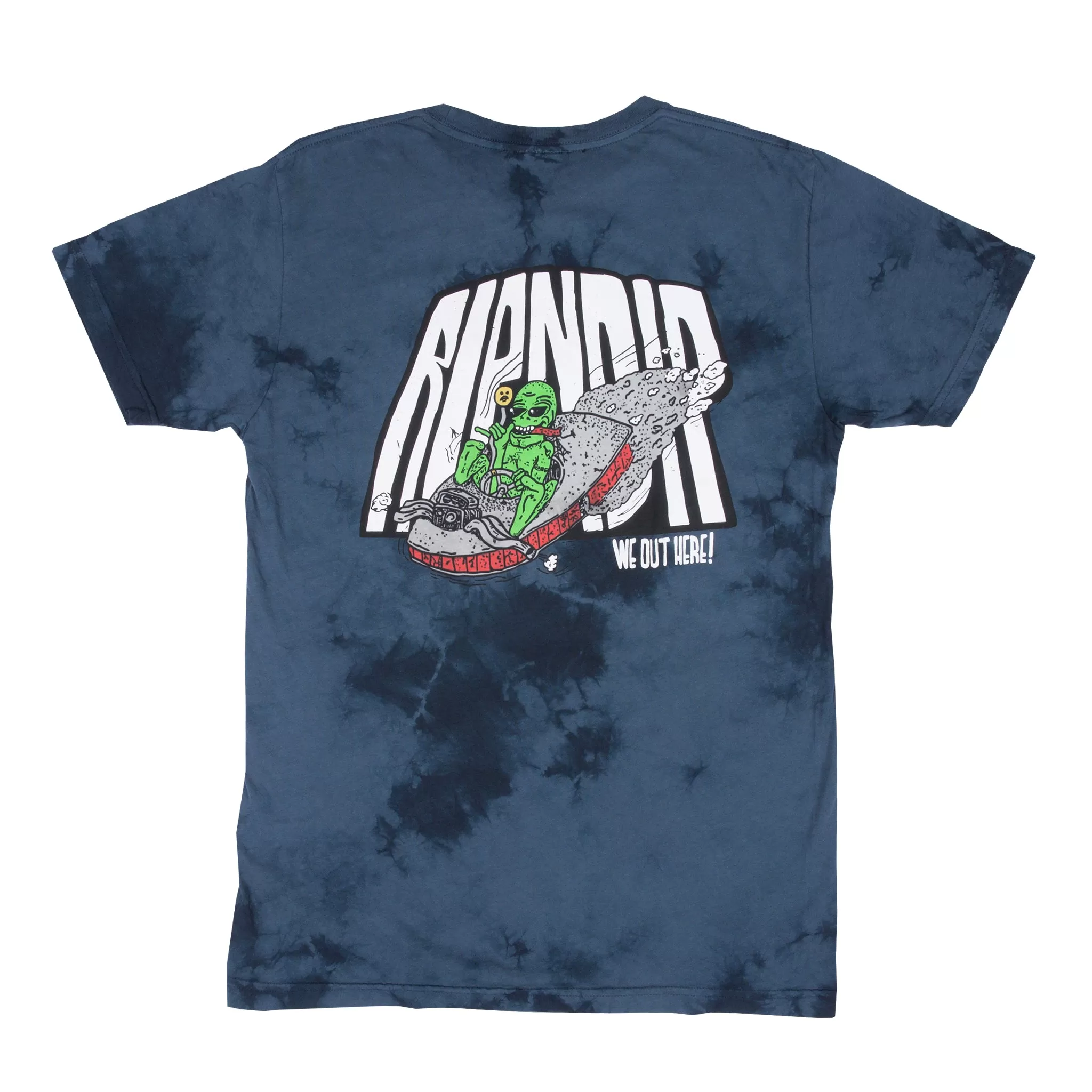 Alien Fink Tee (Acid Wash Blue)