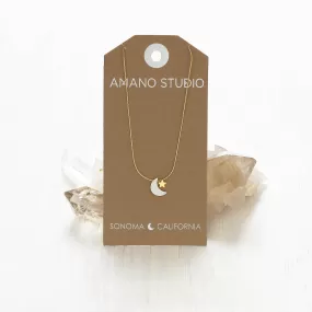 Amano Studio - Mother of Pearl Moon   Star Necklace