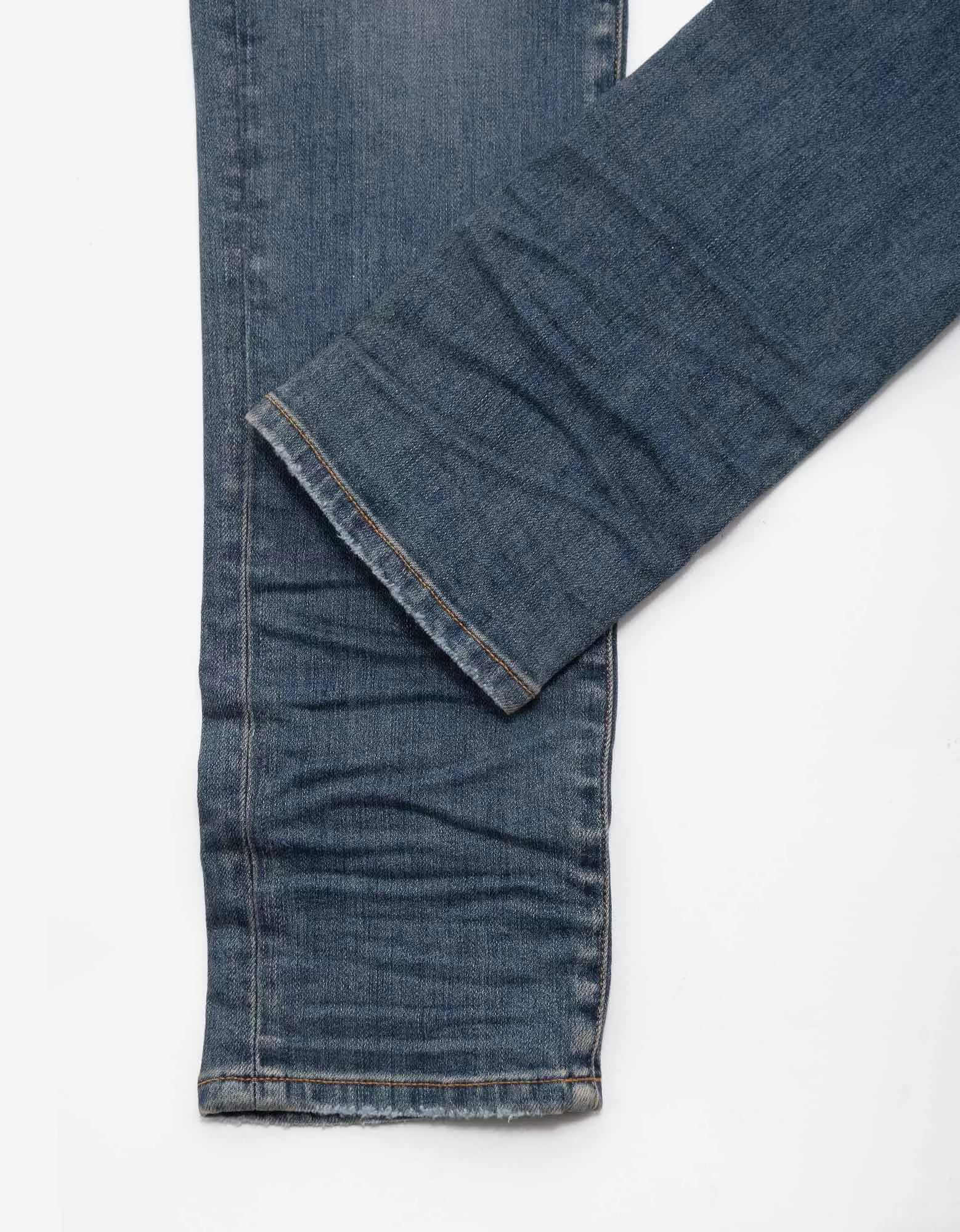 Amiri Jeans Fractured Blue Skinny