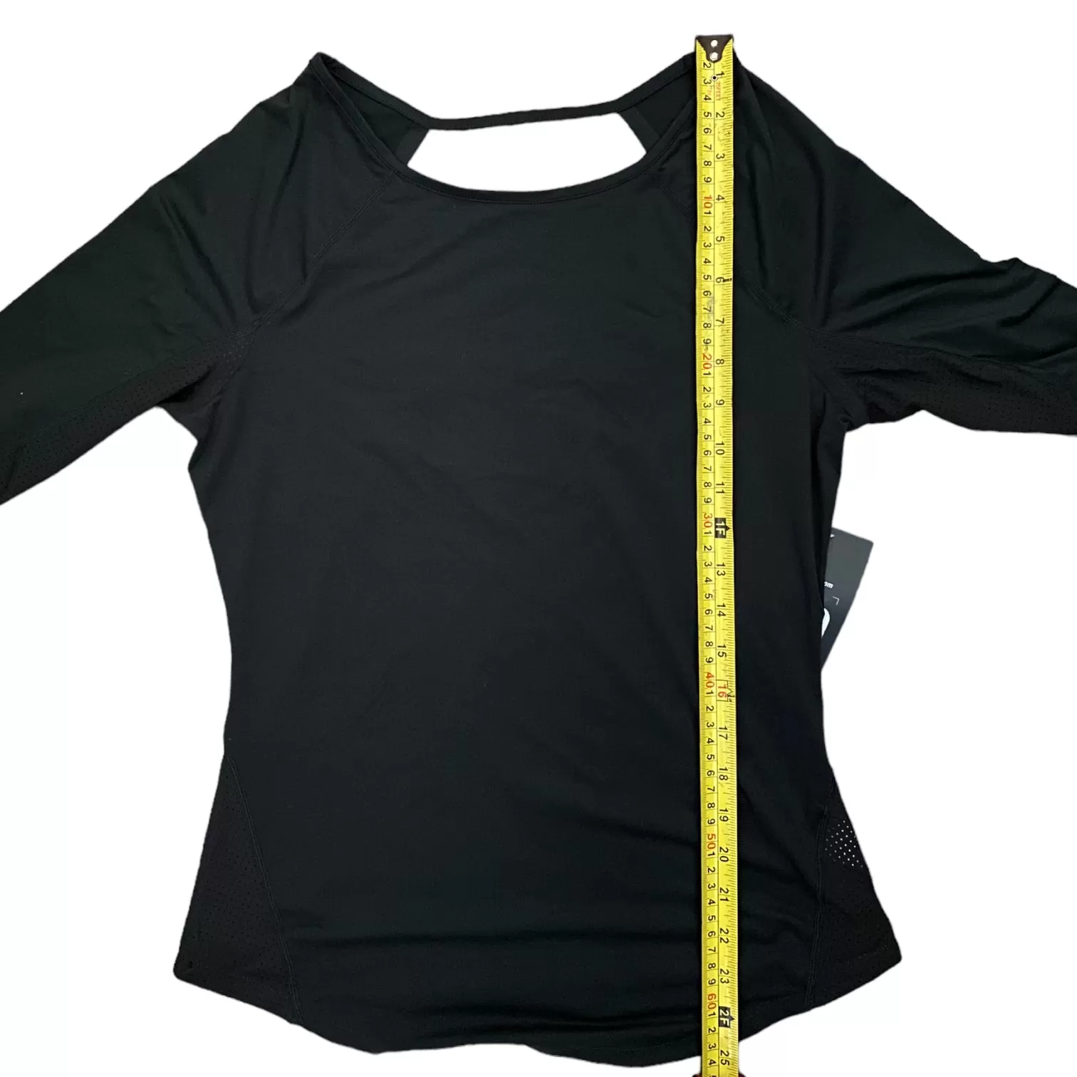 Asics Black $60 FuzeX Running Long Sleeve Fitness Shirt Small