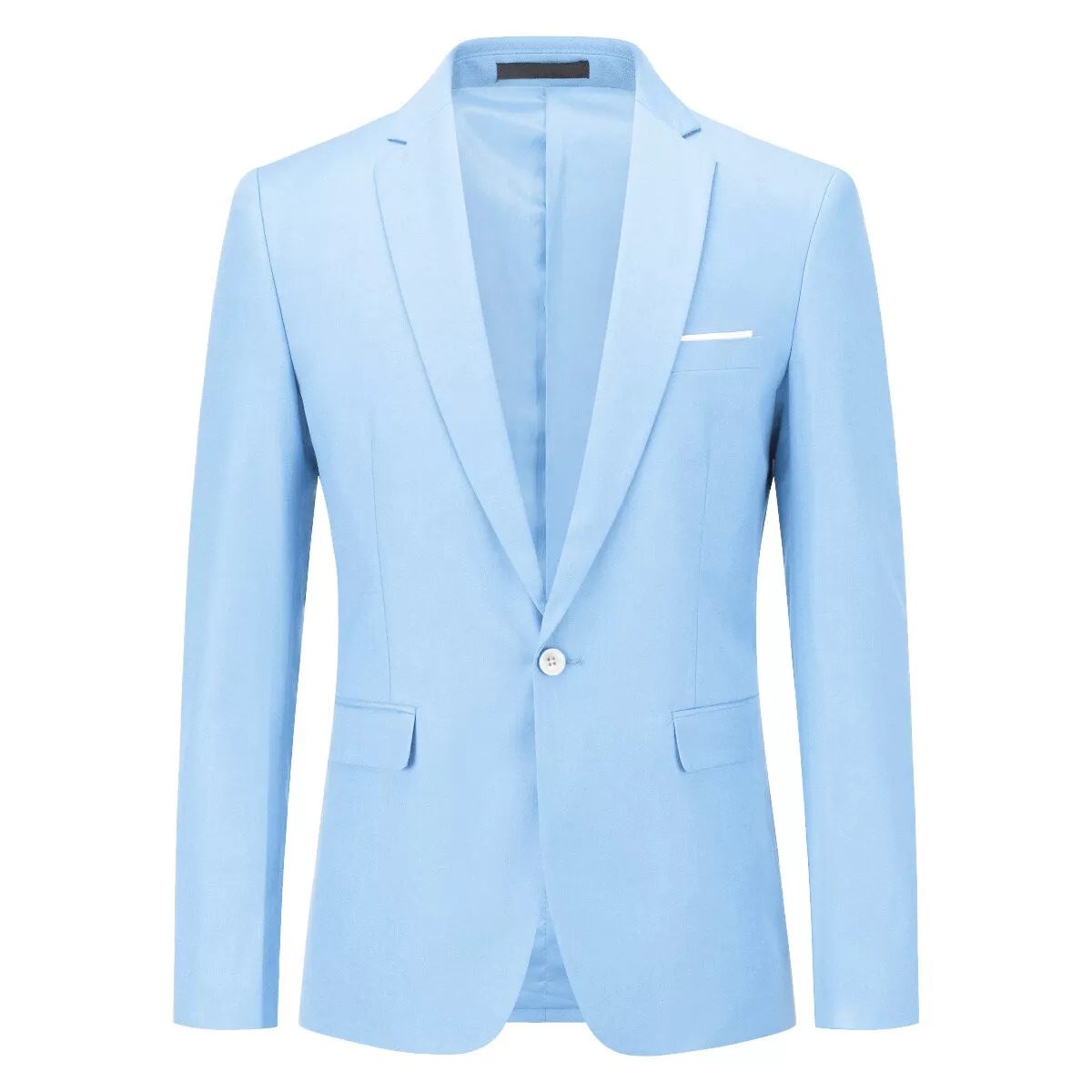 Baby Blue Casual Blazer Slim Fit Business Blazer