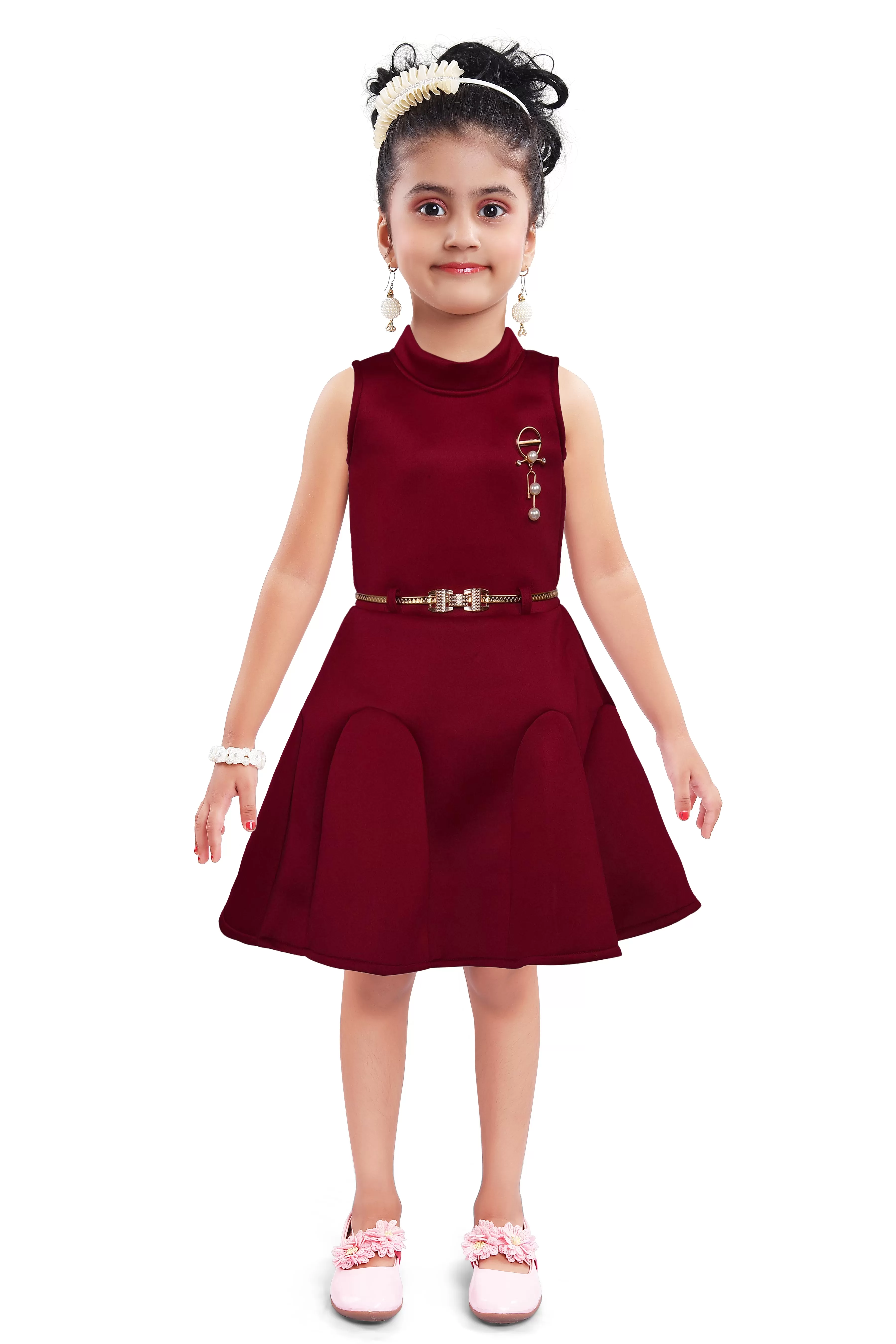 Baby Girls Party Wear Frock Birthday Dress For Girls fe2438mnw