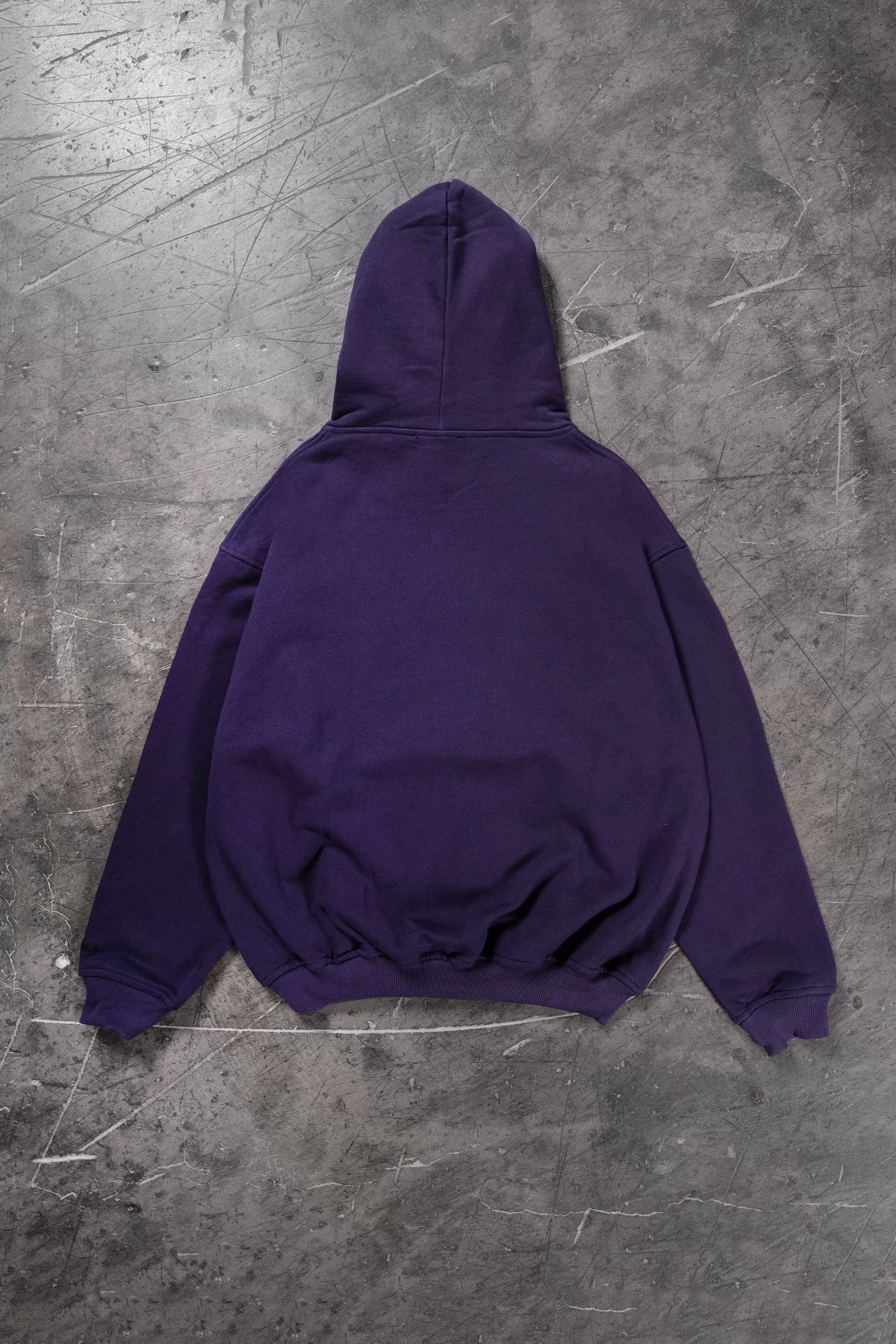 BALLOON PLUM SNAP BUTTON HOODIE