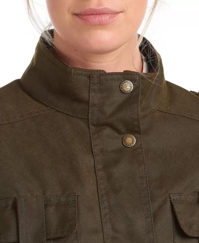 Barbour Winter Defence Wax Olive