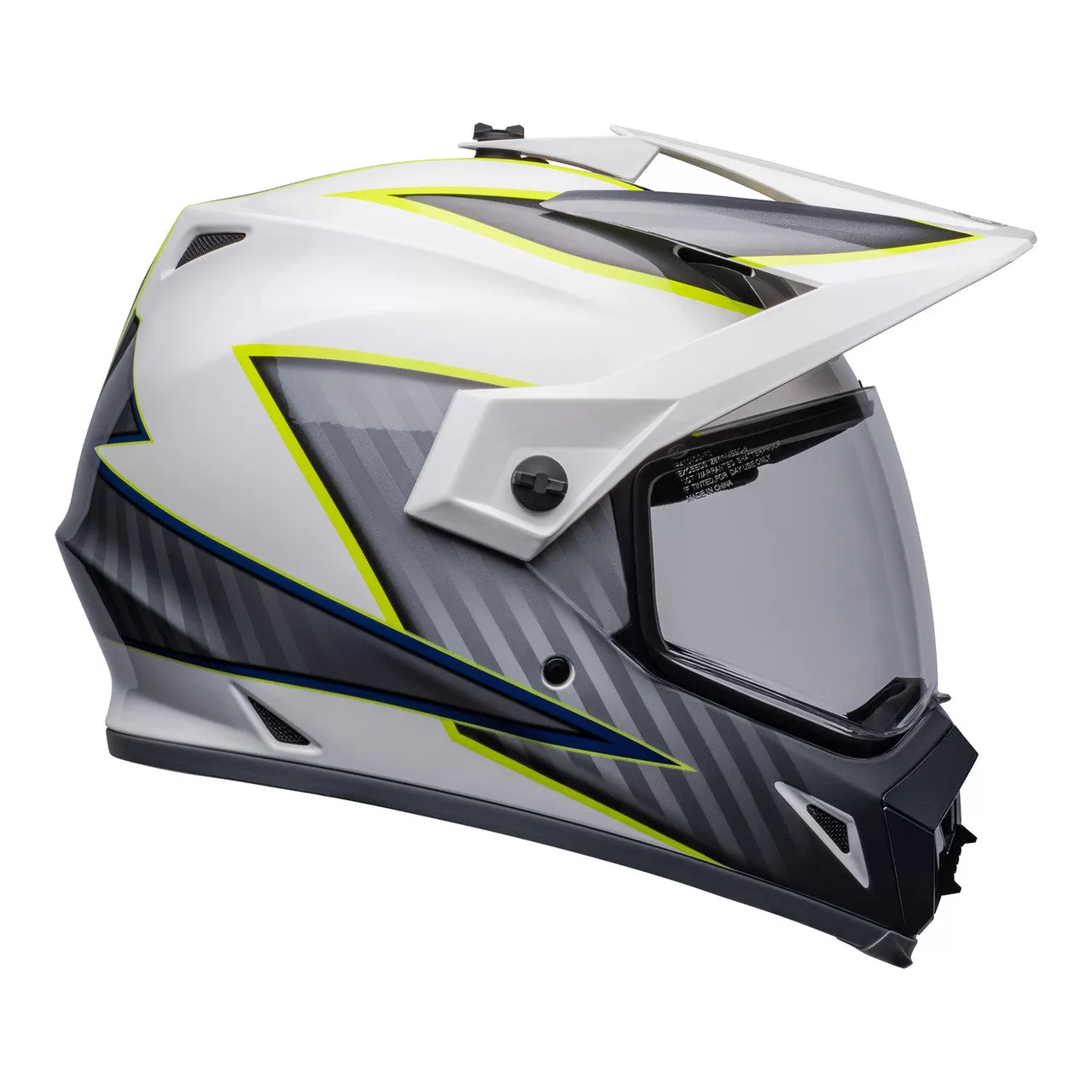 Bell MX-9 Adventure Mips - Dalton, White / Hi-Viz Yellow