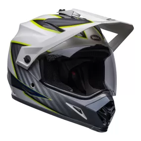 Bell MX-9 Adventure Mips - Dalton, White / Hi-Viz Yellow