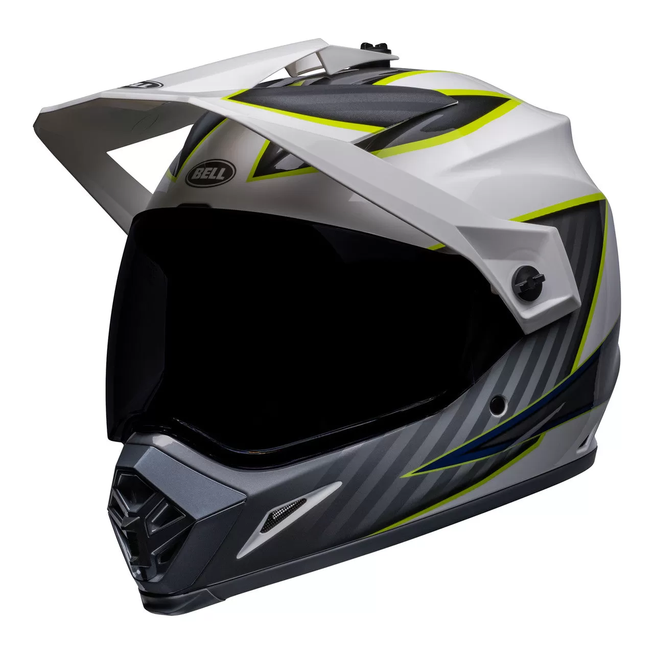 Bell MX-9 Adventure Mips - Dalton, White / Hi-Viz Yellow