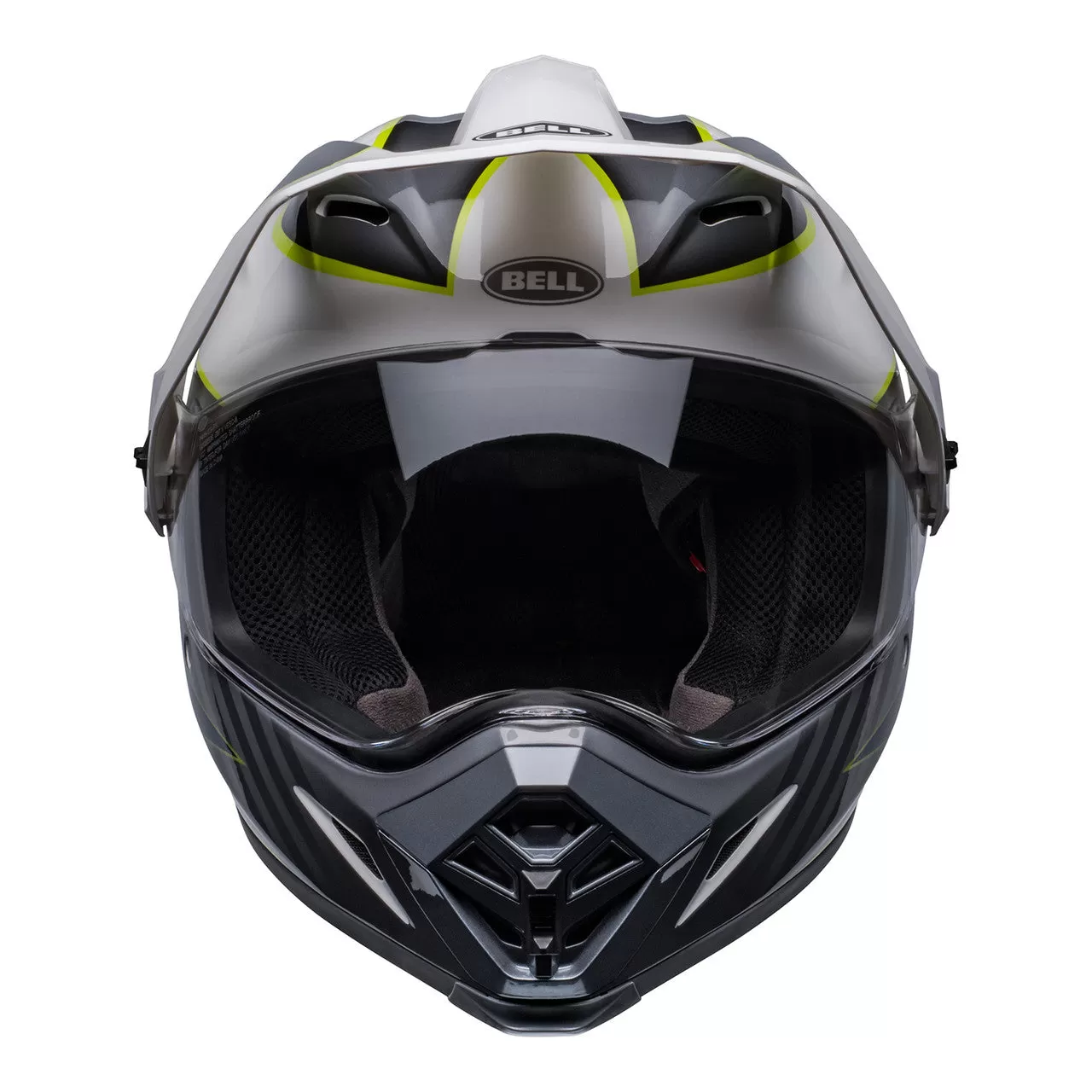 Bell MX-9 Adventure Mips - Dalton, White / Hi-Viz Yellow