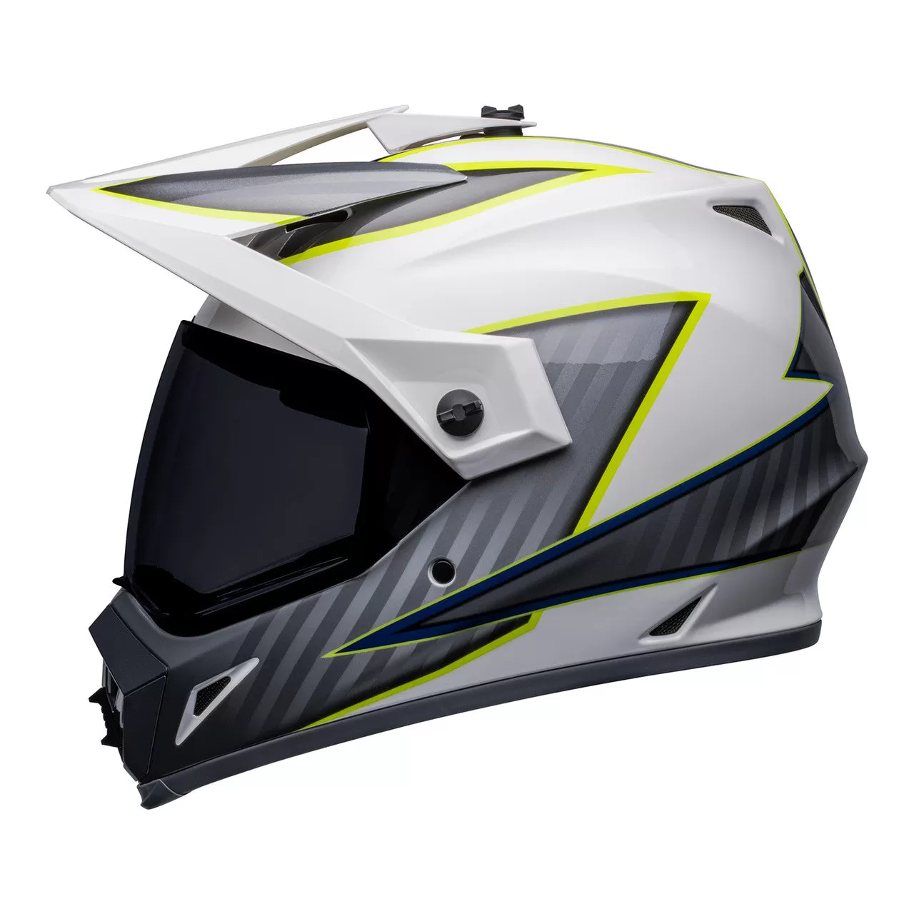 Bell MX-9 Adventure Mips - Dalton, White / Hi-Viz Yellow