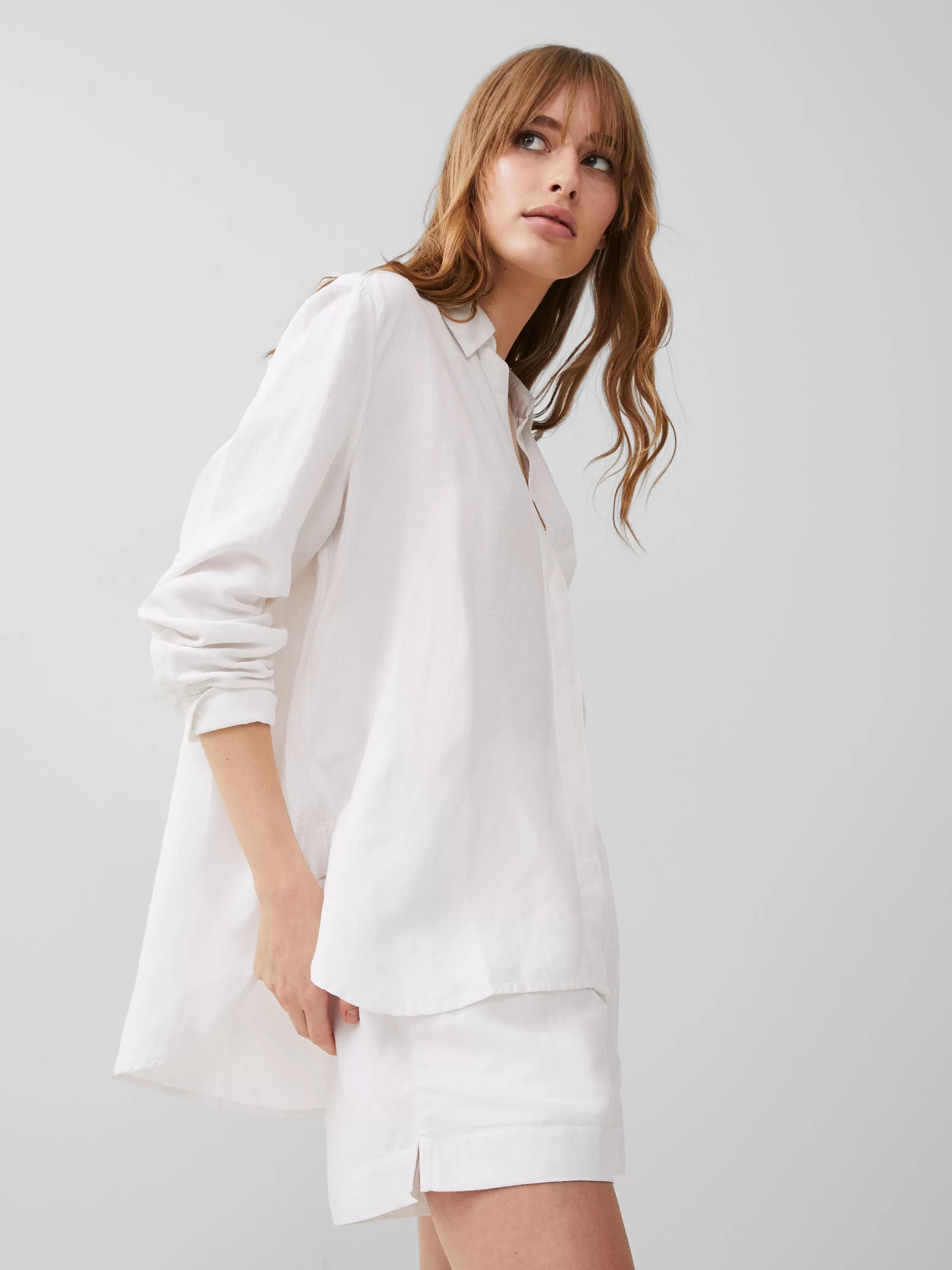 Birdie Linen Boyfriend Shirt