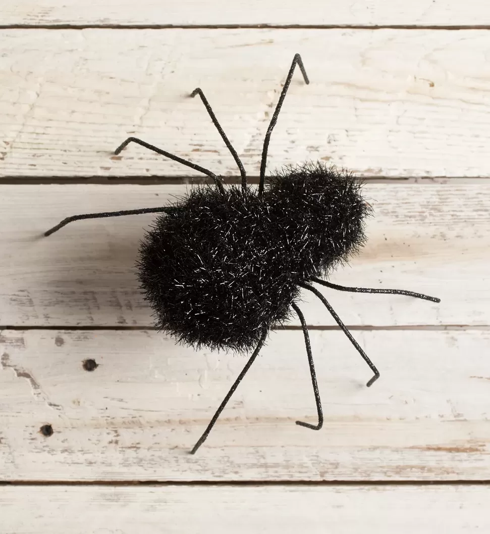 Black Tinsel Spider / Large