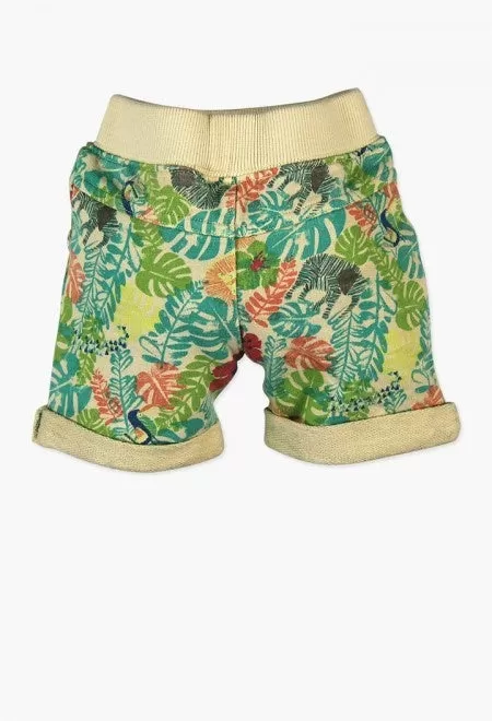 Boboli Shorts - Tropical Leaves