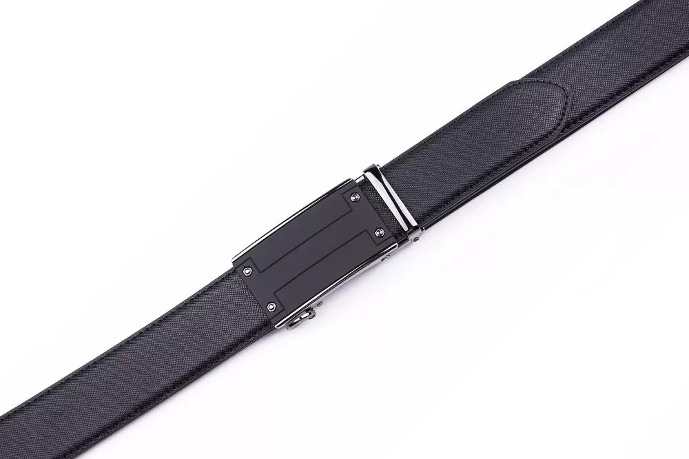 Braveman Men's Automatic Ratchet Buckle Leather Dress Belt