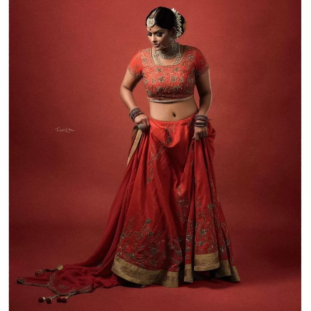 Bridal Lehenga in silk