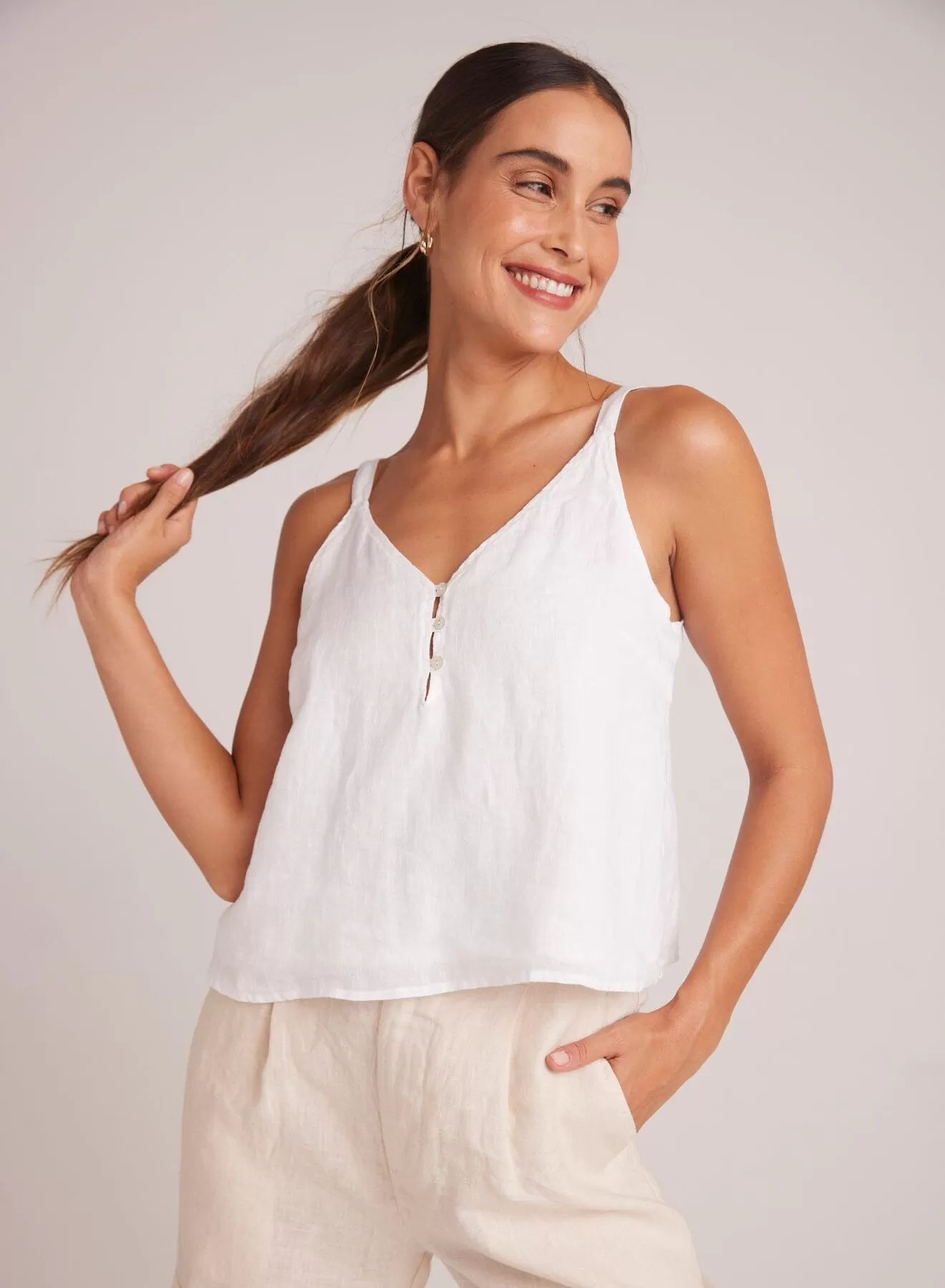 Button Front Cami