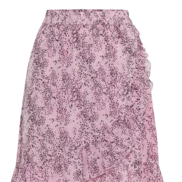 BY - Higla orchid-haze print skirt