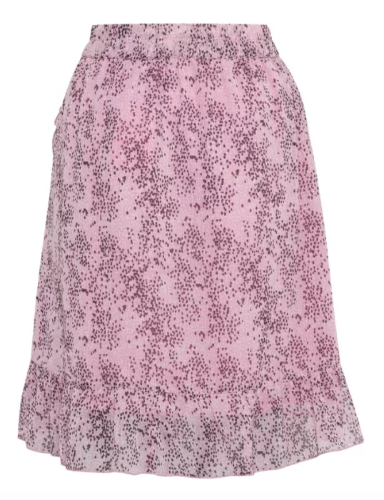 BY - Higla orchid-haze print skirt