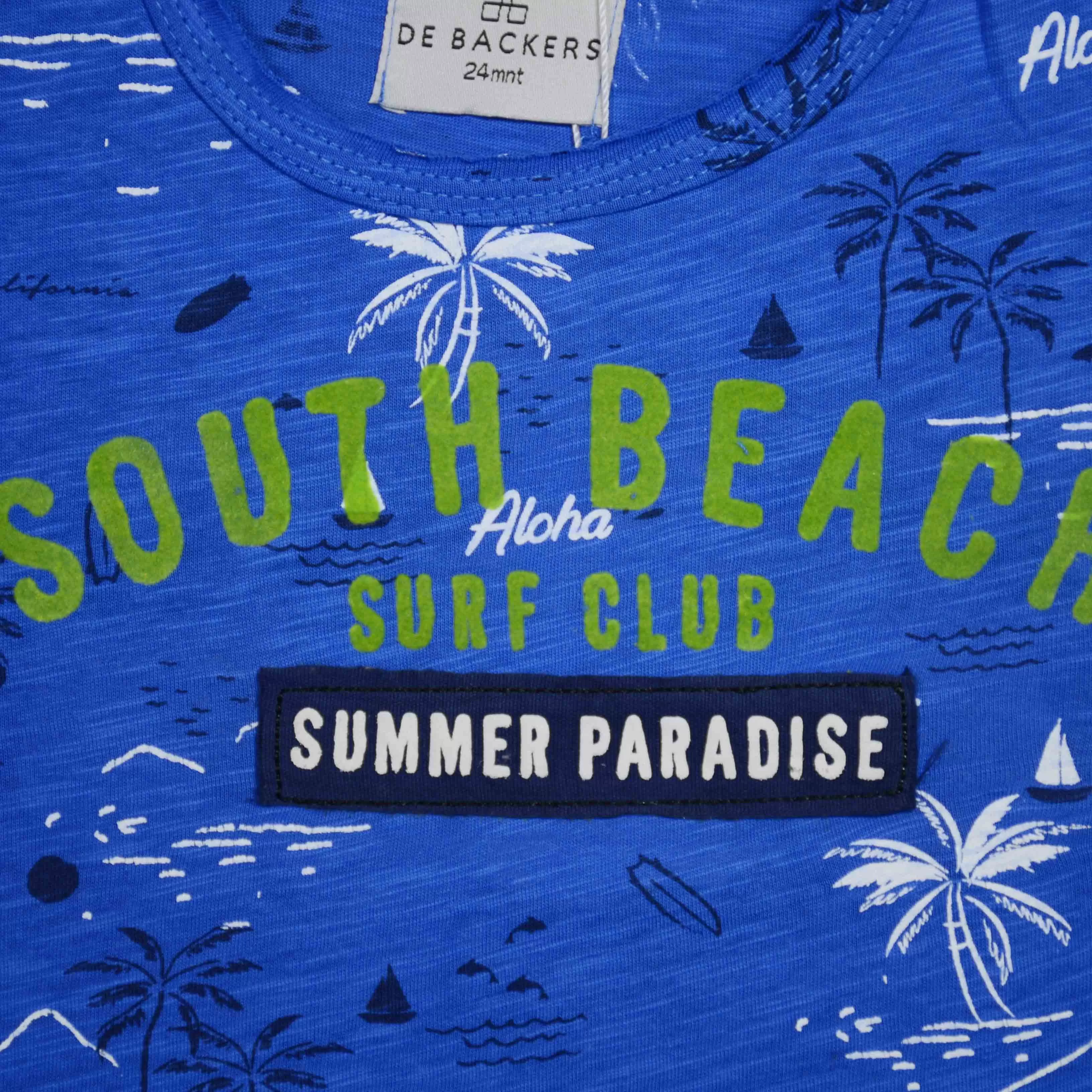 C1522 DE-B Summer Paradise Blue T-Shirt