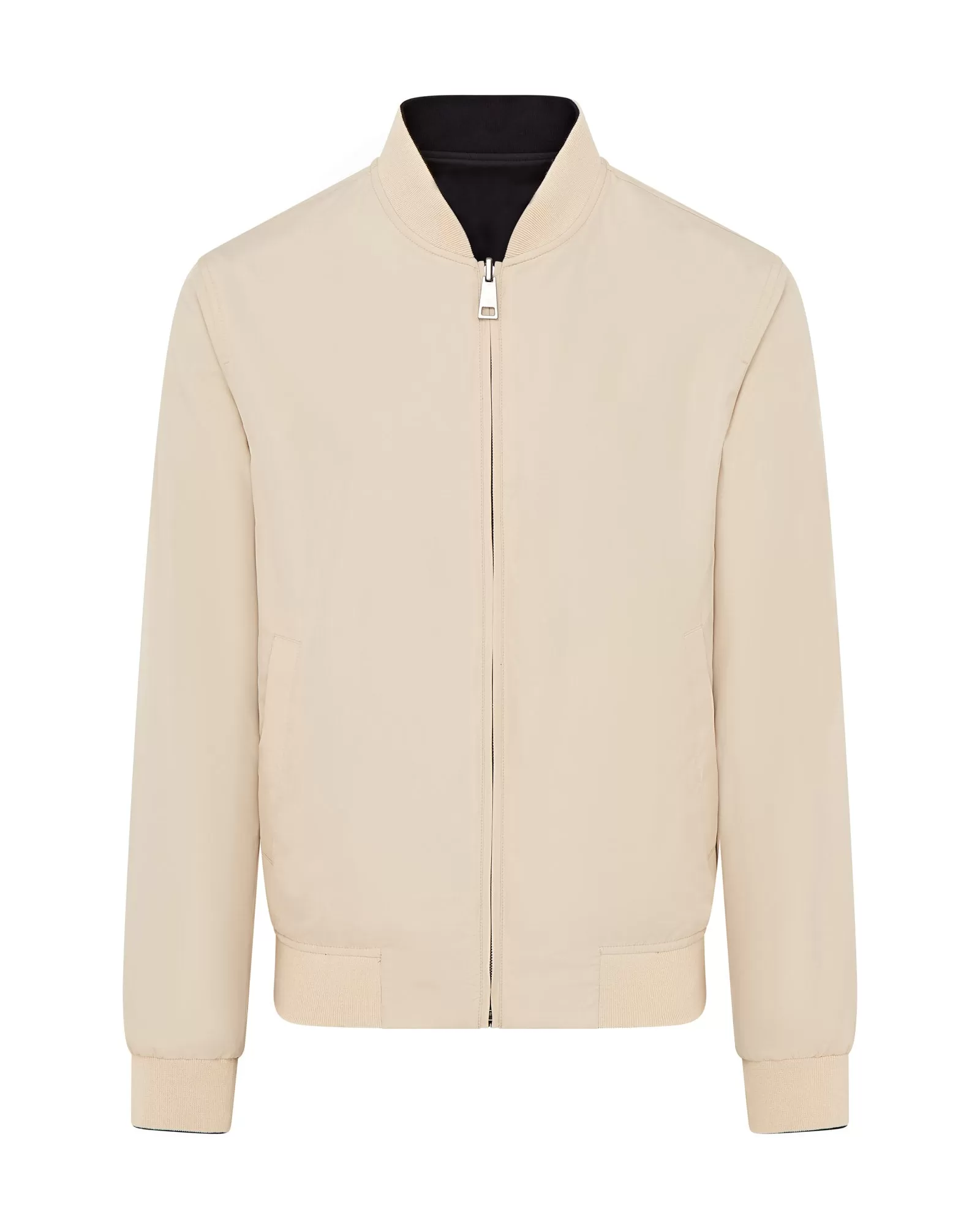 Canali Canali Reversible Bomber Jacket (Navy & Beige)