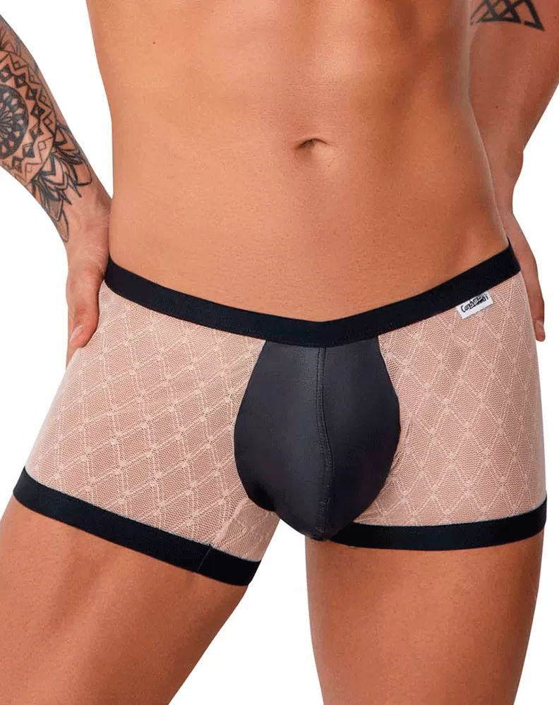 Candyman 99750 Lace Trunks Nude-black