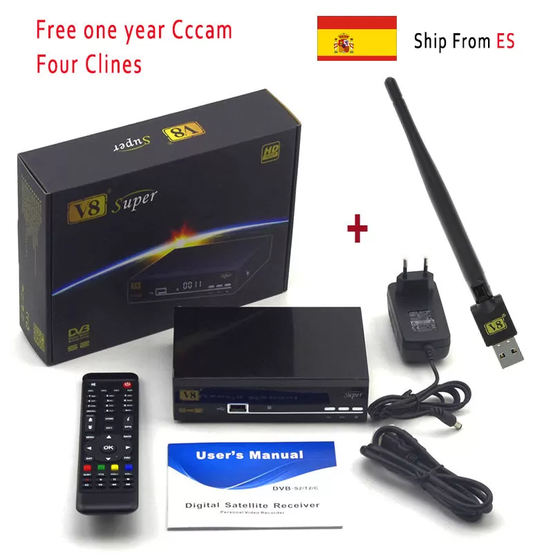 Cccam Server Freesat V8 super receptor satellite for Europe