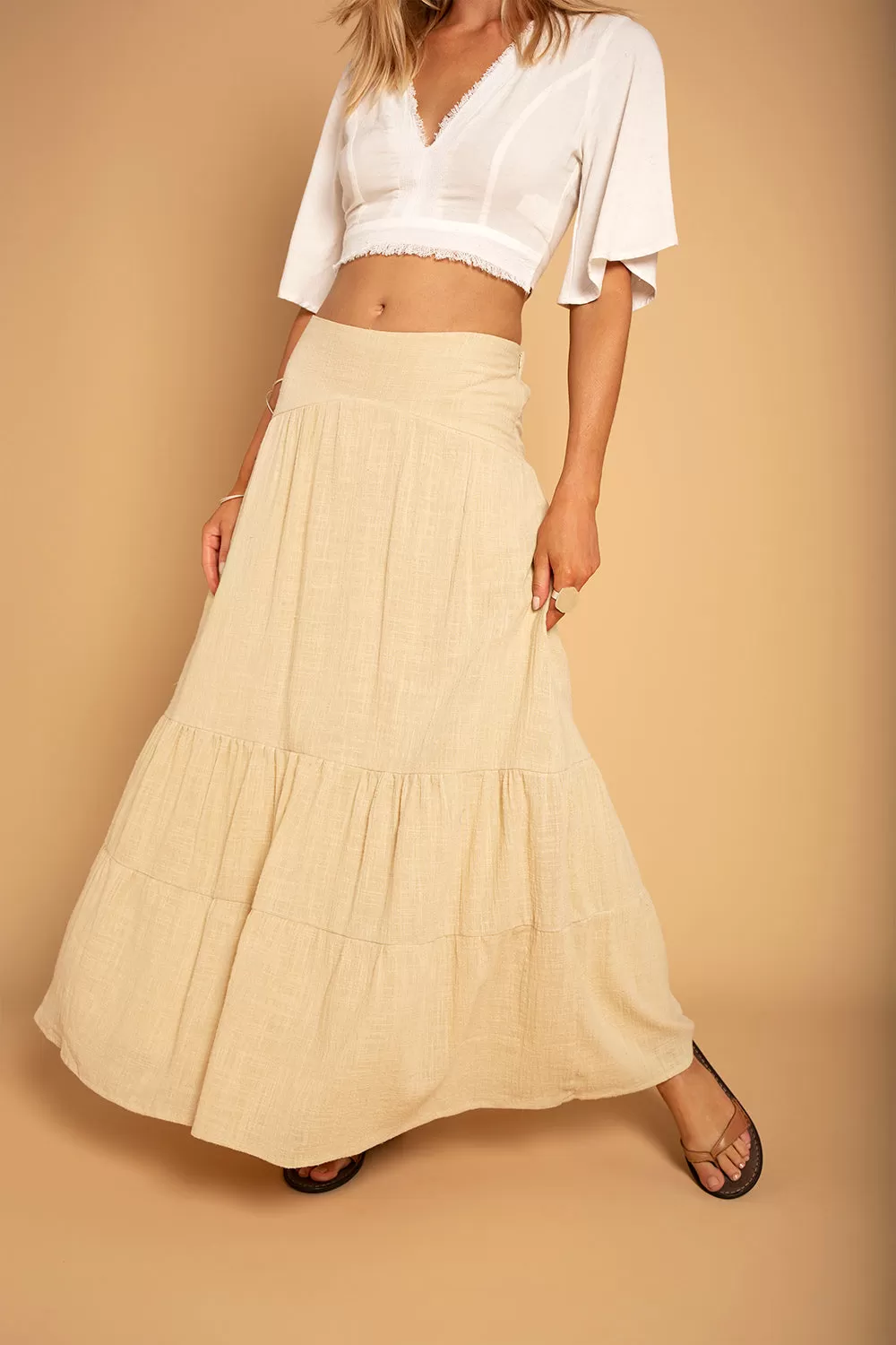 CELESTE SKIRT CREAM