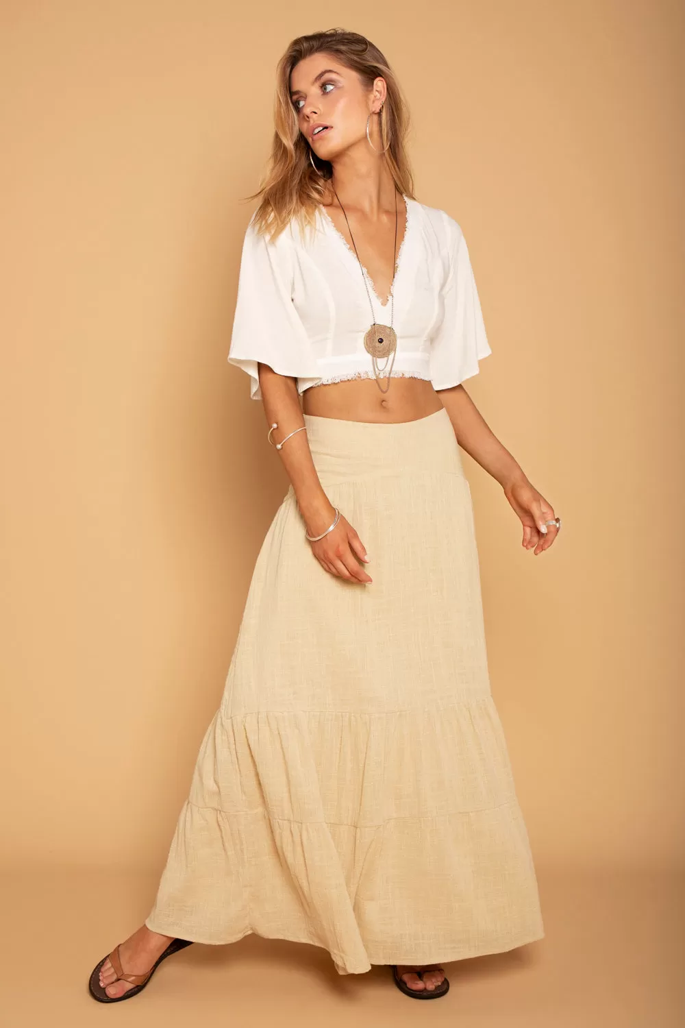 CELESTE SKIRT CREAM