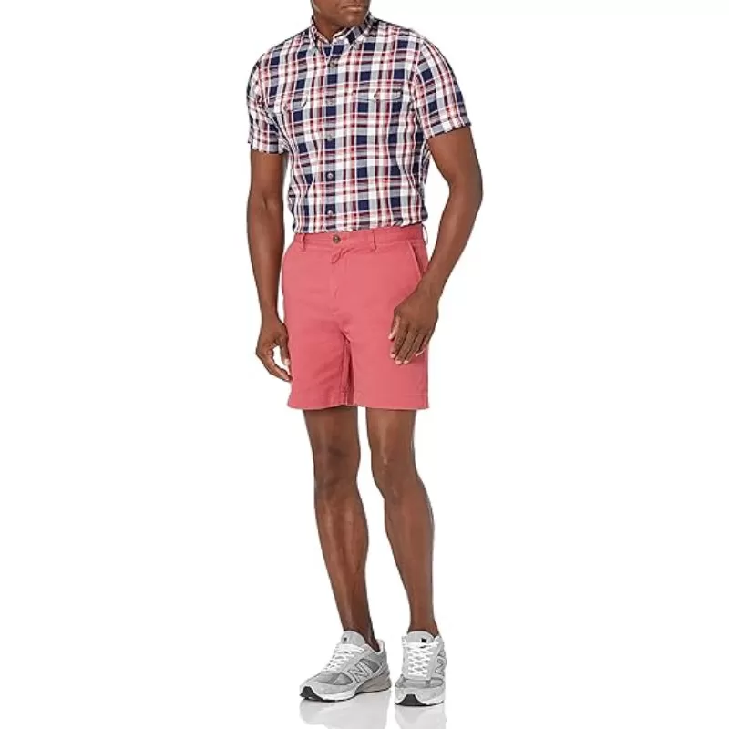 Chino Shorts With Slant Pockets