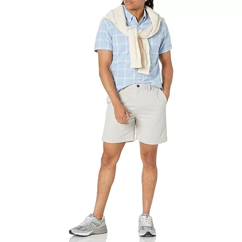 Chino Shorts With Slant Pockets