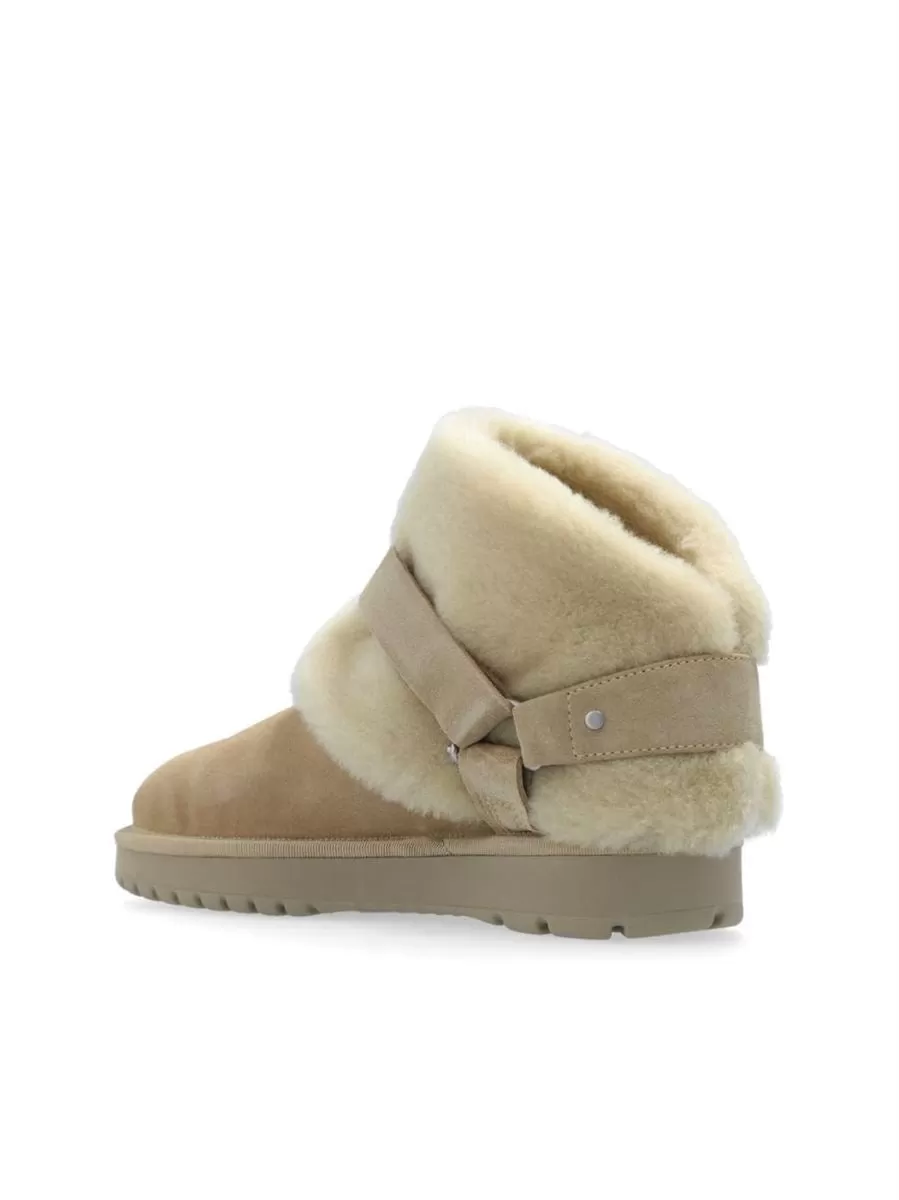 CHUBBY SUEDE SHEARLING BOOTS