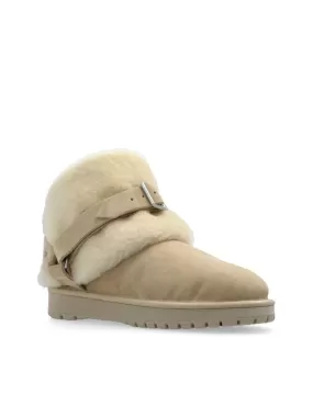 CHUBBY SUEDE SHEARLING BOOTS