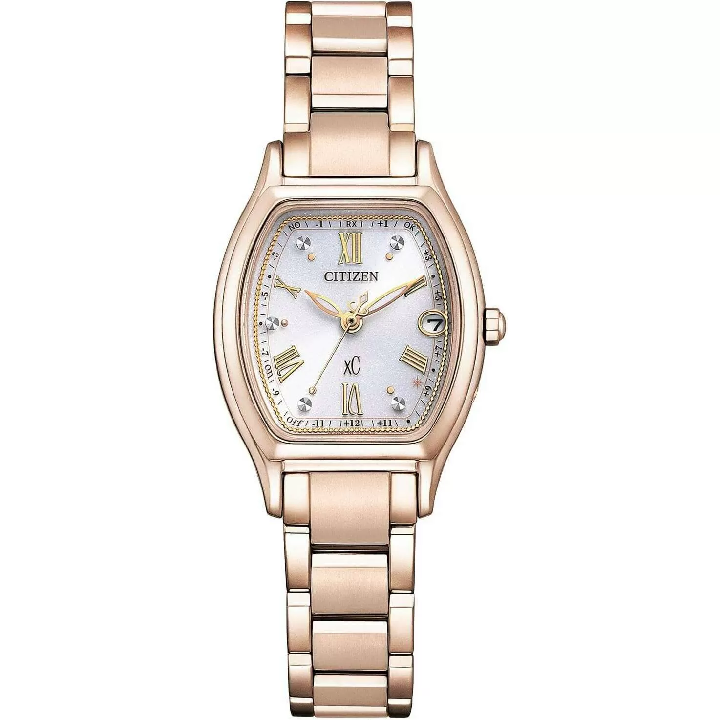 CITIZEN XC BASIC COLLECTION TITANIA HAPPY FLIGHT SERIES SAKURA PINK LADIES WATCH ES9354-69B