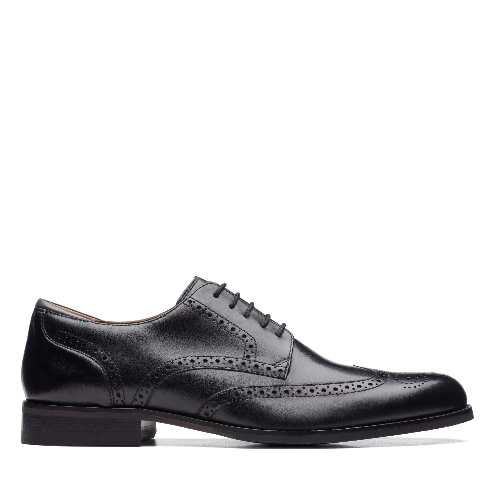 Clarks CraftArloLimit Black Leather - Wide Width