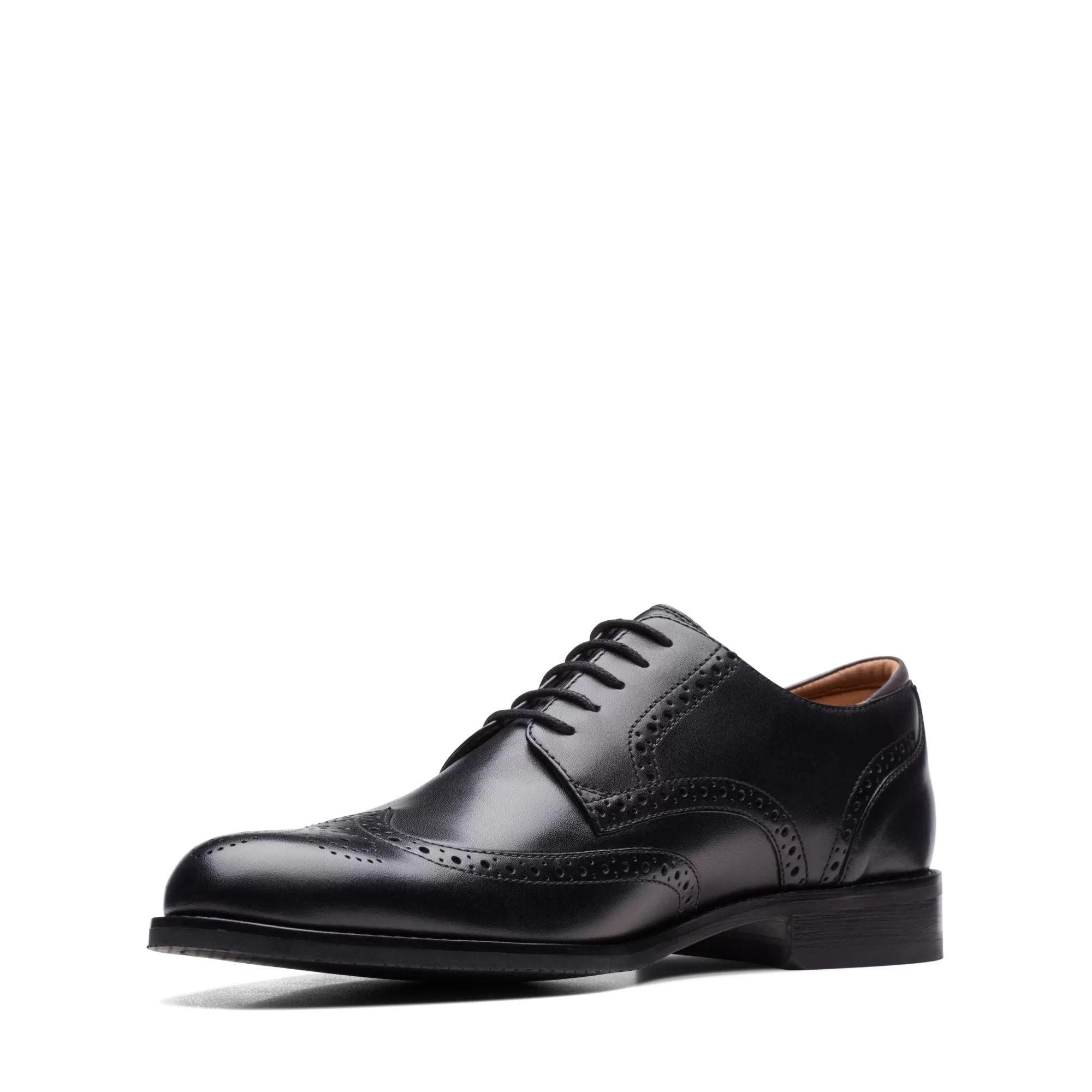 Clarks CraftArloLimit Black Leather - Wide Width