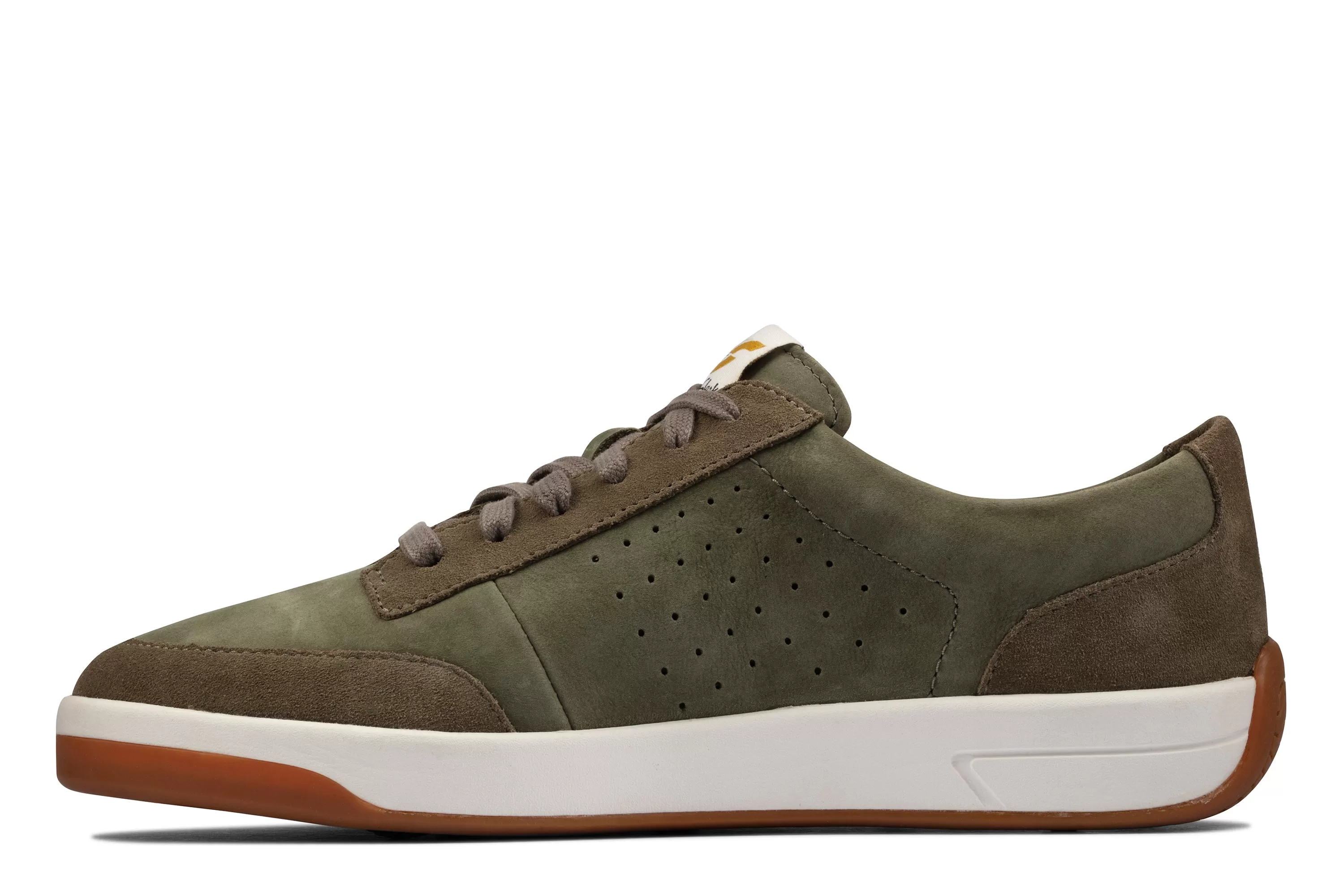 Clarks Hero Air Lace Olive Suede