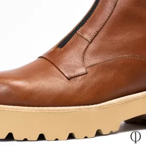 Cognac Boots