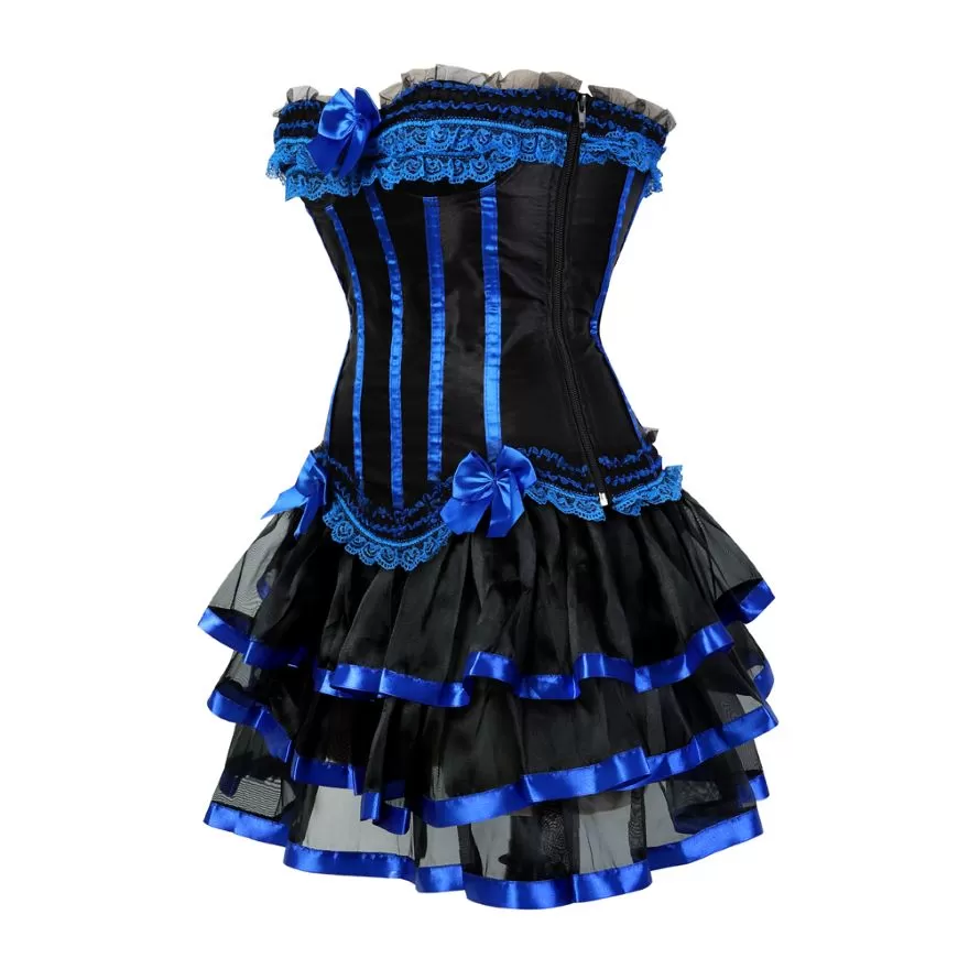 Corset Dress Drag Timon (Blue)