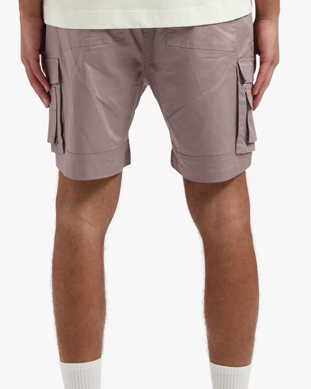 CROYEZ PARACHUTE CARGO SHORTS - MUSHROOM