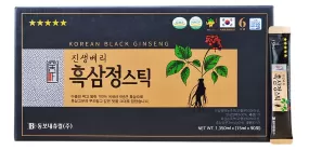 Dongbo Korean Black Ginseng Berry 90 Sticks 15ml Health Supplements 6 Years Old Immunity Gifts Drinks