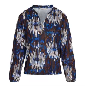 DS - Stella indigo print top