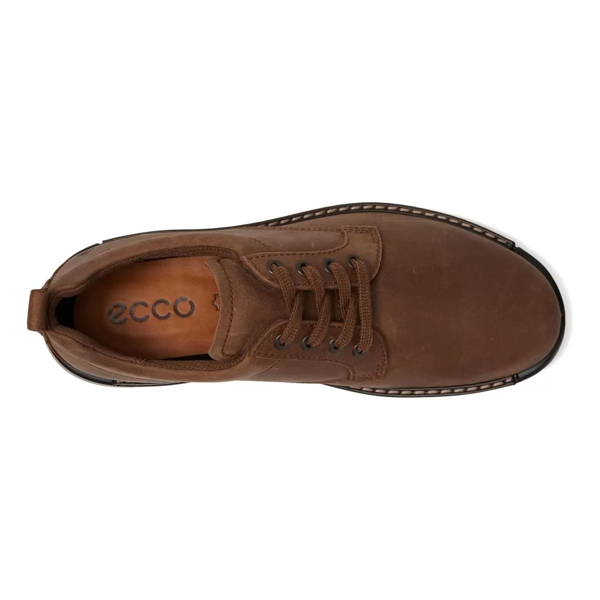 Ecco Men's Fusion Plain Toe Oxford Brown Nubuck